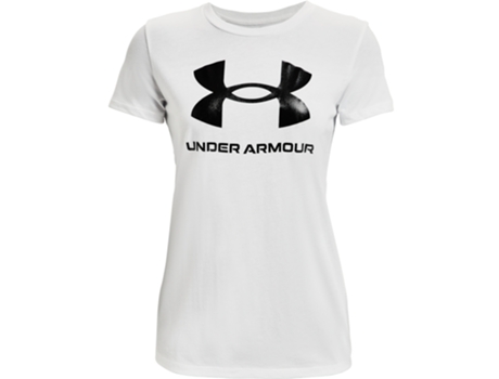 Camiseta de Mujer para Deporte UNDER ARMOUR Sportstyle Graphic Blanco (XS)