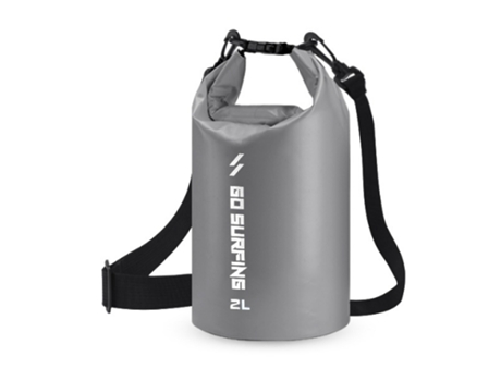 Mochila impermeable al aire libre Gris M