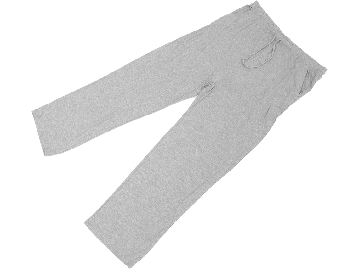Calça De Pijama Masculina Ciieeo, De Perna Larga E Estilo Casual, Em Algodão Confortável, Com Cores Duráveis E Seguras.