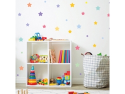 Pegatinas estrellas multicolor decoración pared para niños Kofihety