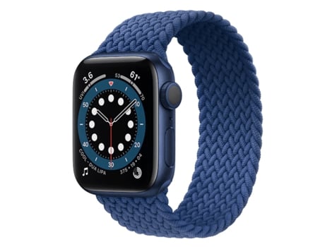 Correa trenzada Solo NylonSense para Apple Watch Series 9 - 45 mm (muñeca: 170-182 mm) - Azul oscuro
