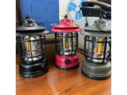 Linterna Led Recargable Para Camping Con Regulador De Intensidad Continuo, Linterna De Emergencia