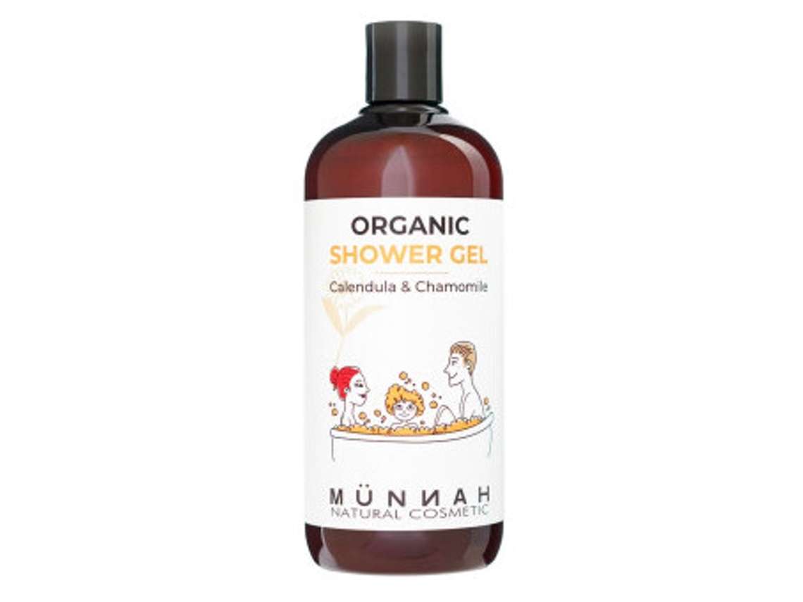 Gel de Ducha Bio Caléndula y Manzanilla 500 Ml Münnah Natural Cosmetics