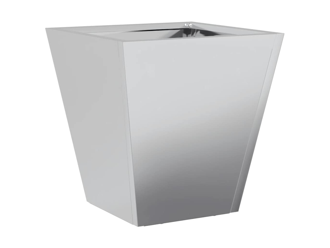 Jardinera De Jardín VIDAXL Galvanized steel/Grey Acero (30x30x30cm)