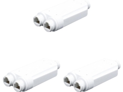 Repetidor Poe De 2 Puertos, 3x, Resistente Al Agua, Ip66, 10/100 Mbps, Extensor 1 A 1 Con Ieee802.3af A 48 V.