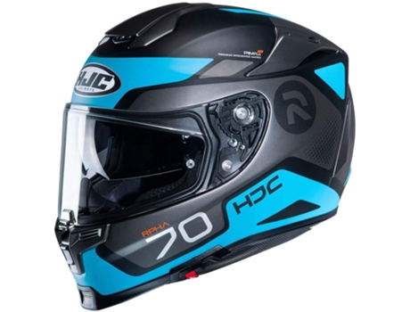 Casco HJC RPHA 70 Shuky Color Mate-Negro y azul Talla M