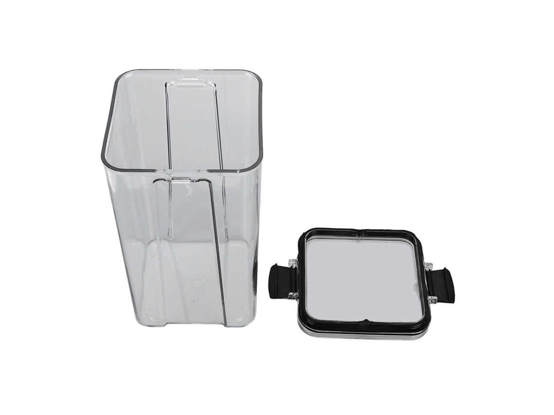 Caja De Almacenamiento De Cocina Transparente Sin Bpa De 1300 Ml Para Harina, Azúcar, Granos Y Legumbres.