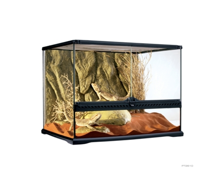Terrario de vidrio para reptiles EXO TERRA M/Wide, 121L,60x45x45cm