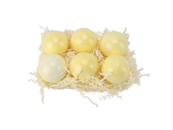 6pcs Bola De Sal De Banho Com Limão Hidratante Para Crianças - Seguro E Suave, Para Pele Delicada
