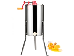 Extractor de miel manual de acero inoxidable de 3 marcos Tekmaquinas