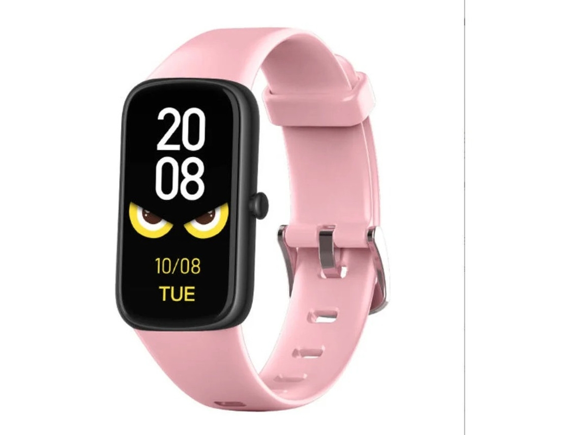 Reloj inteligente Yizhood resistente al agua con pantalla táctil, monitor de actividad física, frecuencia cardíaca y sueño (rosa)