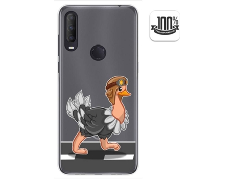 Carcasa Alcatel 1S 2020 TUMUNDOSMARTPHONE Avestruz Multicolor
