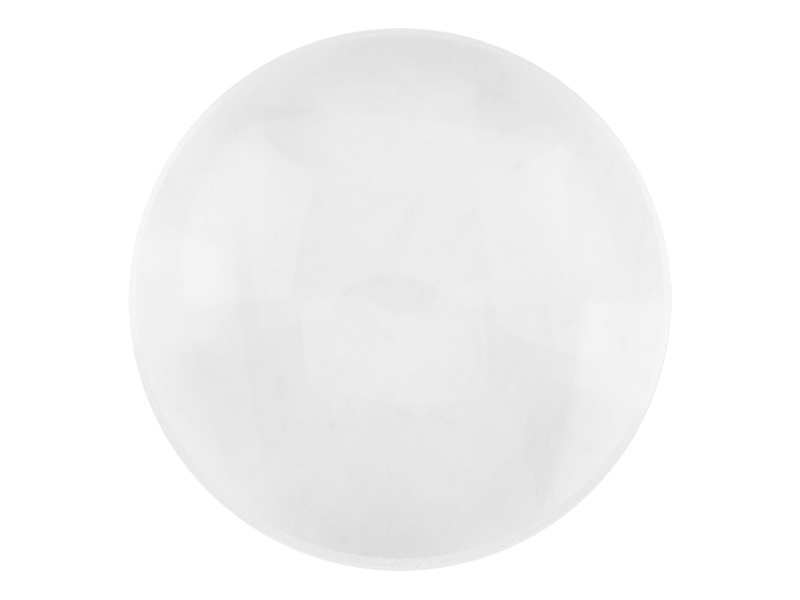 Lente Biconvexa De Vidrio Óptico K9 De 100 Mm Con Aumento De 2,5x Para Experimentos Y Uso Doméstico.