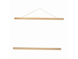 Marco magnético Baok para pósteres DIY, soporte para arte, madera blanca, 50 cm