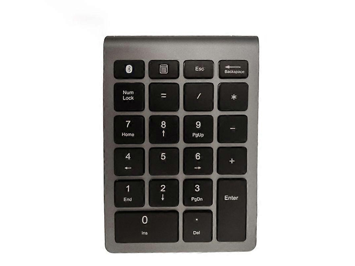 Mini teclado inalámbrico para portátil, especificaciones Bluetooth (gris) Nostalgia88 (gris)