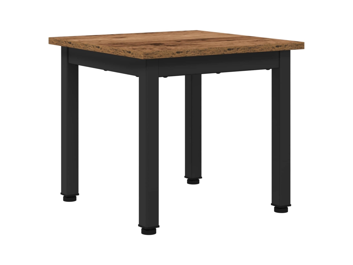 Maison Exclusive - Mesa De Café Madera Vieja 40 X 40 X 36 Cm Madera De Ingeniería