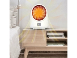 Mini calefactor portátil para interiores, diseño silencioso, calefactor de 400 W, protección contra sobrecalentamiento.