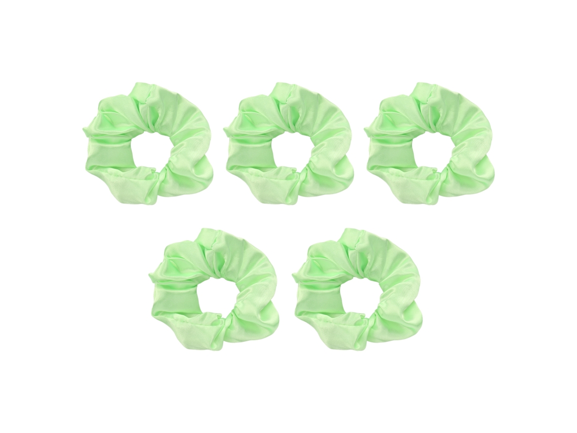 2026 5 Peças de Laço de Cabelo Led Luminoso para Mulher Cordão Decorativo de Cabelo Verde