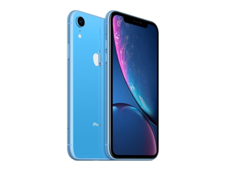 Smartphone APPLE iPhone XR (Reacondicionado Marcas Mínimas - 64 GB - Azul)