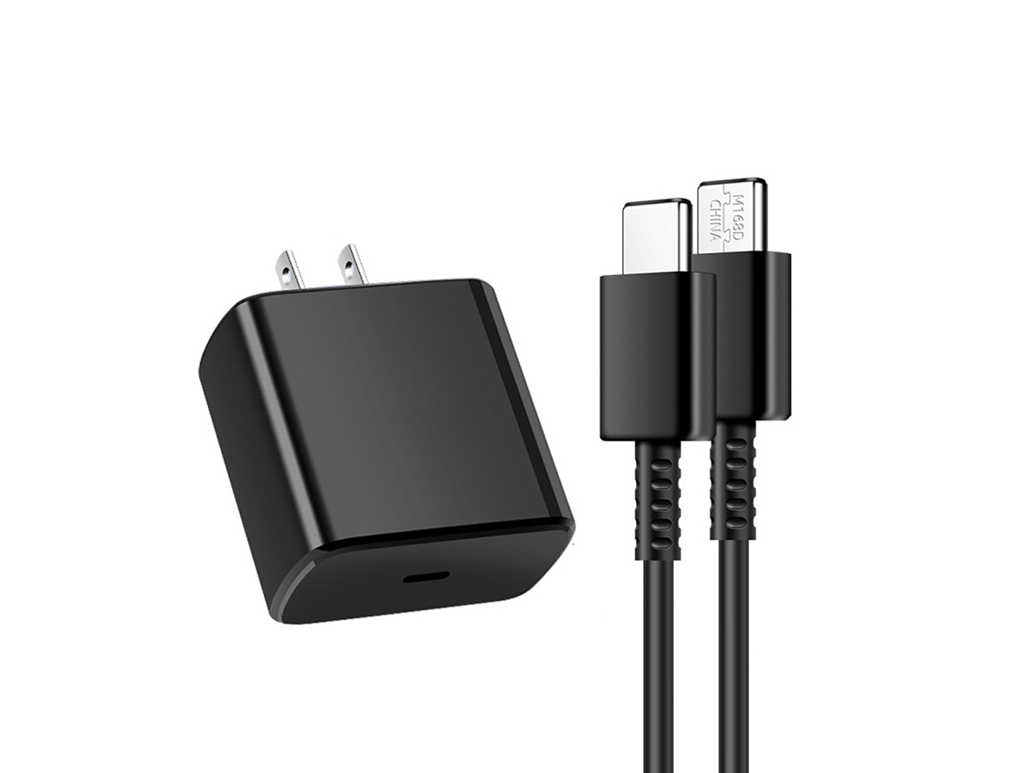 Micrófono portátil mini con cable de alta sensibilidad para cámara y grabación - Negro