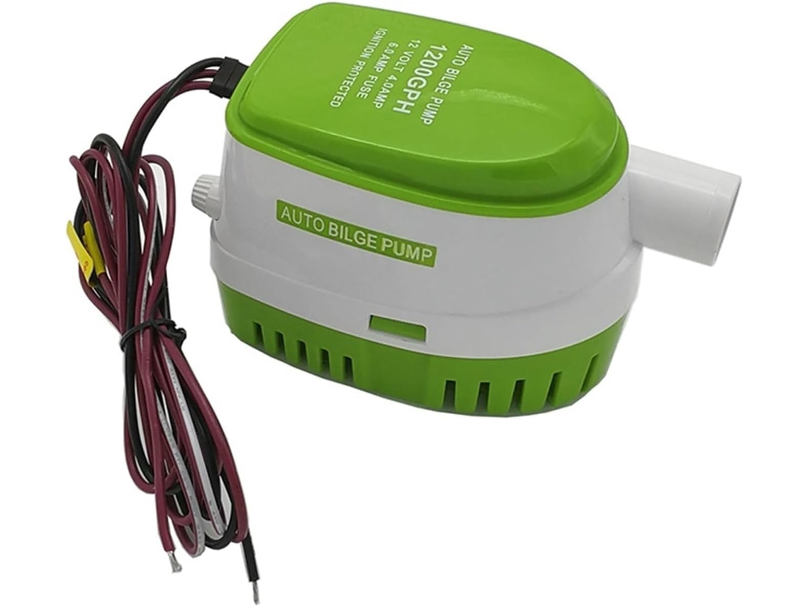 Pompe De Cale Automatique Dc 12v/24v 1200/1100gph, À Eau Sumersible Bateau, Électrique Bateaux