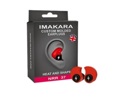 Auriculares Orejeros Moldeados A Medida Para Tiro, Viajes, Natación Y Dormir - Rojo