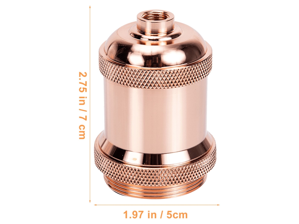 Base Para Linterna Industrial, Con Rosca Universal E27, 2 Unidades.