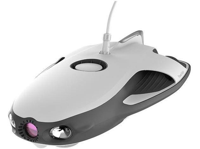 Drones Powervision Powerray wizard 4k autonomía hasta 4 horas blanco vision submarino con camara para pesca de y reportajes