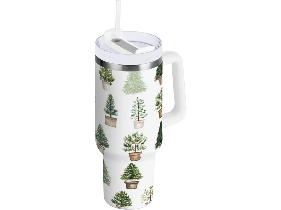 Árbol Navidad Vaso Botella Taza Acero Inoxidable - Vaso Térmico Portátil