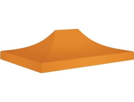 vidaXL Techo de carpa para celebraciones naranja 4,5x3 m 270 g/m²