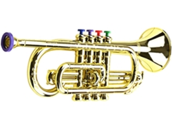 Trompeta De Juguete Musical Para Niños Y Niñas, Mini Instrumento De 4 Tonos, Educativo