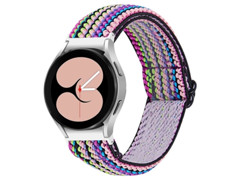 Correa de tela tejida tejido elástico ajustable para Samsung Galaxy Watch4 Active 40mm/44mm/Watch4 Classic 42mm/46mm - mi