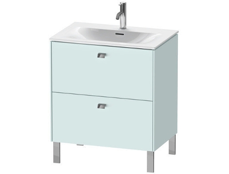 Pedestal de lavabo DURAVIT Brioso vertical 72,0 x 47,9 cm 2 cajones cajón superior incl. recorte de sifón y delantal para lavabo Viu 234473