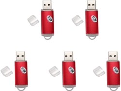 Unidad De Almacenamiento Usb 2.0 De 5 Pulgadas Color: Rojo Capacidad: