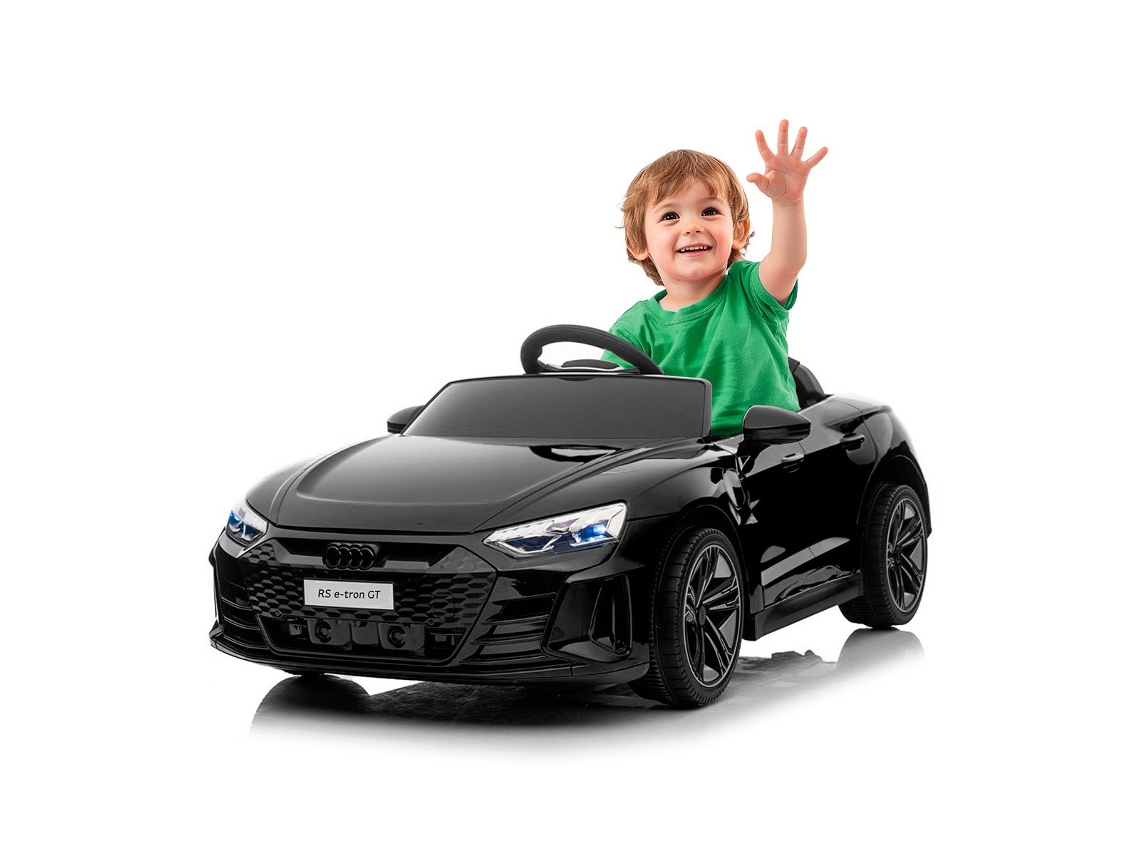 Coche infantil a batería de 12 V Audi RS y Tron GT Black Ataa