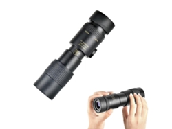 Binoculares monoculares compactos de alta potencia con zoom 10 300x40, color negro Ushion