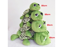 Tortuga de peluche 2026, 20 cm, adorable, de dibujos animados, con ojos grandes y suave, ideal para niños.