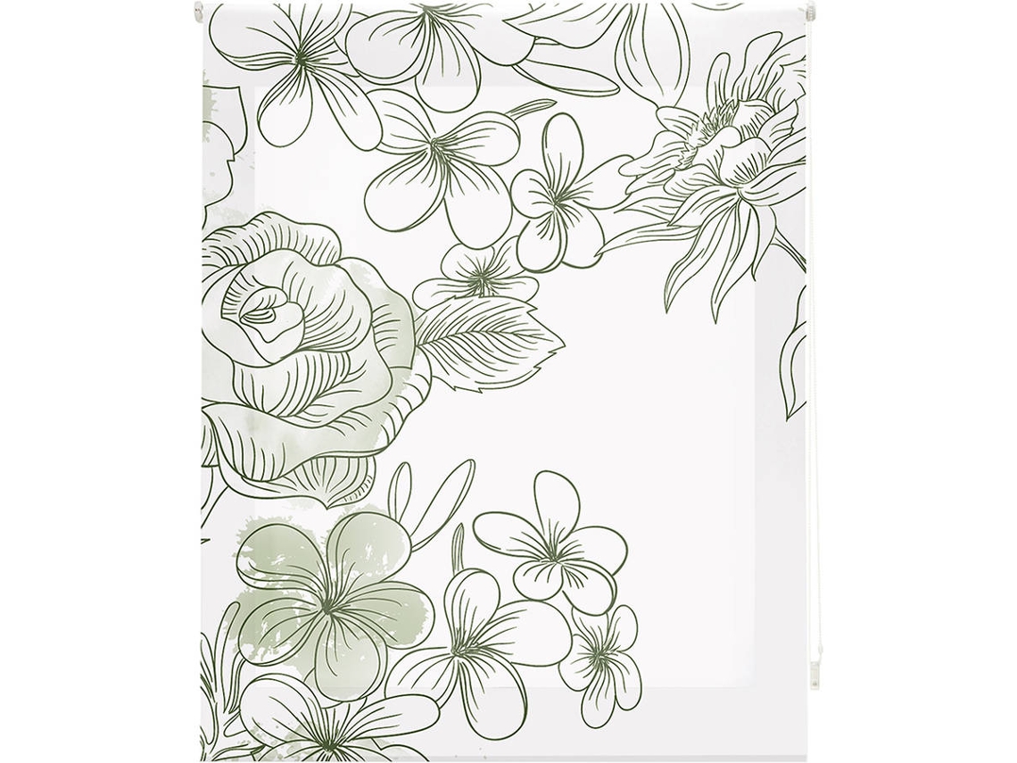 Estor Enrollable HAPPYSTOR Flores 2 Estampado Digital Fantasia E98040 100x180 cm