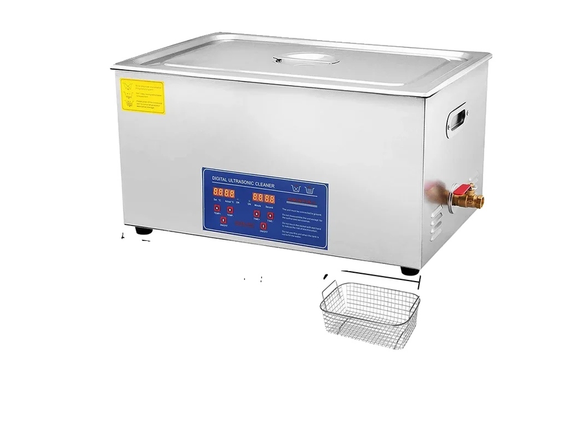 Limpieza ultrasónica, panel de control digital, construcción en acero inoxidable, 30 L OEM
