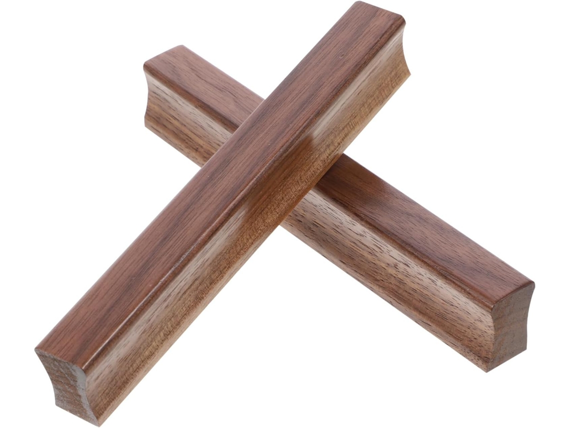 2 Tiradores De Muebles De Madera Sintética Para Cajones Y Armarios, Estilo