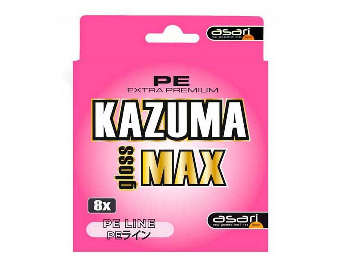 Trançado Kazuma Gloss Max 300 M Rosa 0.140 Mmasari