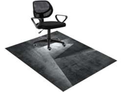 Alfombrilla protectora antideslizante para silla gaming, 80 x 100 cm, para suelos de parquet, oficina, gaming, suelos, colocación.