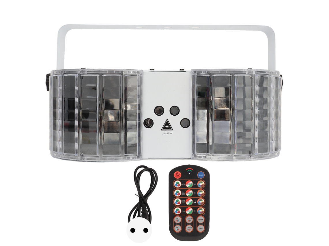 Vlrla-luces De Estroboscopio Led Para Fiesta Dj Control Remoto Activado Por Voz Proyector De Luces Escenario 100-240v Enchufe Eu