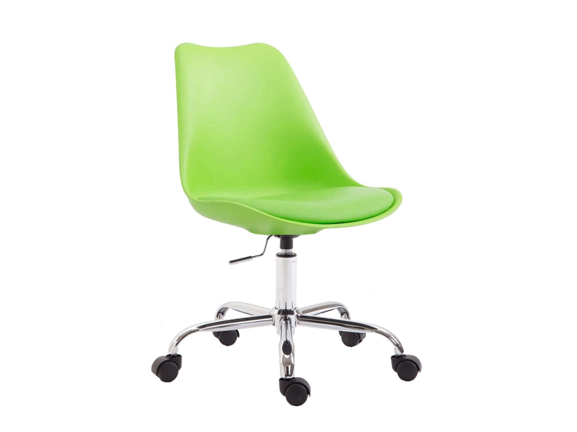Silla de Oficina TOULOUSE con Estructura de Plástico verde CLP