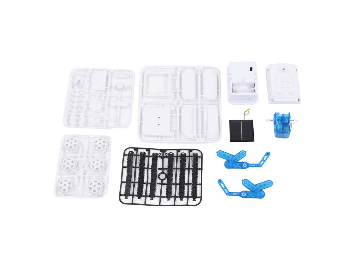 Kit De Montagem Diy Carro Espacial Solar Com Tração Em Quatro Pneus Brinquedo Educacional Científico