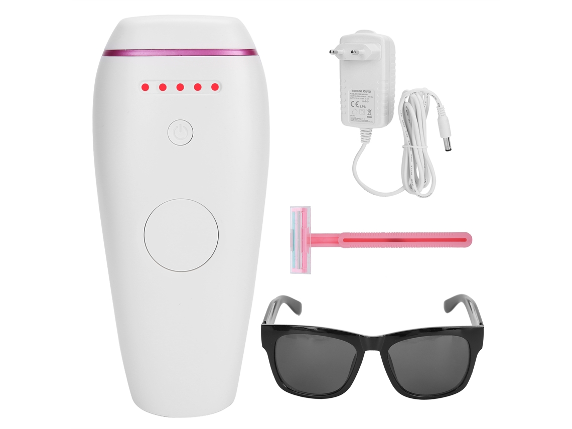 Máquina De Depilación Permanente Ipl 500.000 Flash 5 Niveles Painless 100-240v Plug Eu