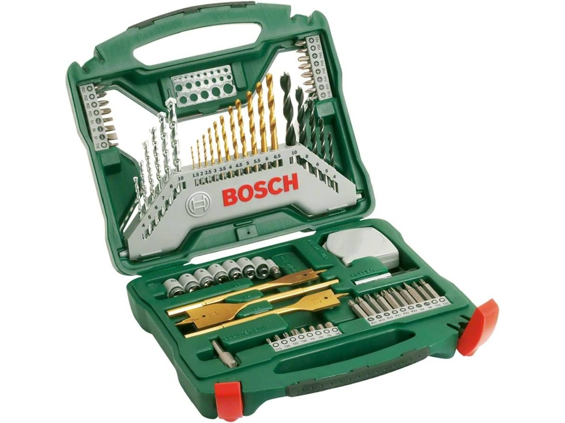 Kit de taladrado y atornillado BOSCH X-Line (70 unidades)