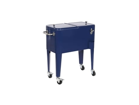 Nevera Portátil HOME ESPRIT Azul marino Acero Polipropileno 56 L 74 x 43 x 80 cm