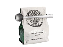 Cuchara De Medir De Acero Inoxidable 2 En 1 Para Té Con Mango Largo 16cm Y Clip Airtight 20ml