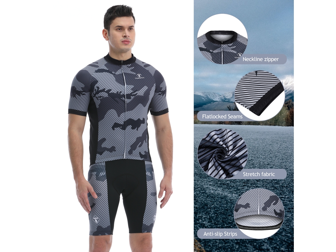 Ropa De Ciclismo Para Hombre, Maillot Corto, Accesorios Para Bicicleta De Carretera.